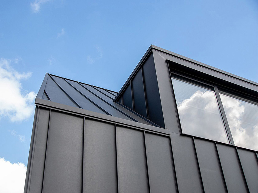 voorbeeld uit Pinterest stalen gevelbekleding meta projects
